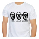 Camiseta Masculina Filosofos Platão Socrates Aristoteles