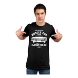 Camiseta Masculina Ford Maverick V6 V8 Carros Antigos Camisa