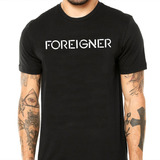 Camiseta Masculina Foreigner - 100% Algodão