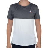 Camiseta Masculina Le Coq Tee Dry 2b Branca Mescla - Tf2171