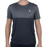 Camiseta Masculina Le Coq Tee Dry Preta Mescla - Tf2171