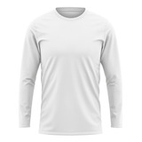 Camiseta Masculina Manga Longa Algodão Premium
