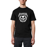 Camiseta Masculina Metalcore Killswitch Engage Logo Skull