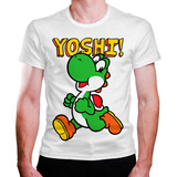 Camiseta Masculina Nintendo Super Mario Yoshi