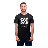 Camiseta Masculina Pai De Gato Camisa Pet 