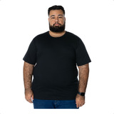 Camiseta Masculina Plus Size Basica 100%