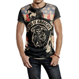Camiseta Masculina Sons Of Anarchy Ref:189