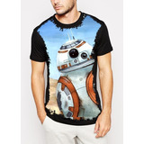 Camiseta Masculina Unissex Preta Star Wars