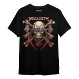 Camiseta Megadeth Of0017 Consulado Do Rock