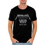 Camiseta Metallica Show Greta Van Fleet Blusa Masculina 2022