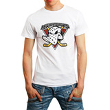 Camiseta Mighty Ducks Camisa Hockey Nhl Raglan Blusa Regata