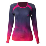 Camiseta Mormaii Beach Tennis Feminina Ml Proteção Uv50+