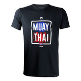 Camiseta Muay Thai Camisa Preta Top
