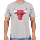 Camiseta Nba Chicago Bulls Original Cinza