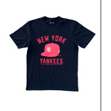 Camiseta New Era Building Ny Yankees Preta