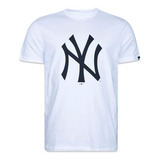 Camiseta New Era Essentials New York Yankees Branco