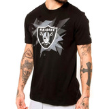 Camiseta New Era Gradient Las Vegas Raiders - Preto