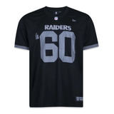 Camiseta New Era Jersey Nfl Las Vegas Raiders - Preto