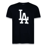 Camiseta New Era Los Angeles Dodgers Masculina Preta