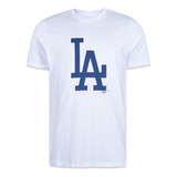 Camiseta New Era Los Angeles Dodgers Mlb Big Logo Branco
