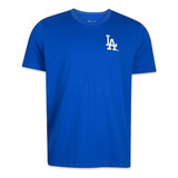 Camiseta New Era Los Angeles Dodgers Mlb Minimal Logo Azul