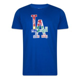 Camiseta New Era Manga Longa Los Angeles Dodgers Mlb Street 