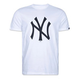 Camiseta New Era Masculina Big Logo New York Yankees Branca