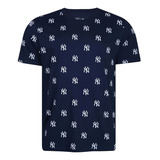 Camiseta New Era Mlb New York Yankees Core - Marinho