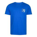 Camiseta New Era Mlb New York Yankees Vacation - Azul