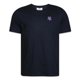 Camiseta New Era Mlb Ny Yankees Core Regular Preta