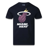 Camiseta New Era Nba Basic Logo Miami Heat