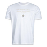 Camiseta New Era New Orleans Saints Nfl Regular Off White