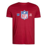 Camiseta New Era Nfl Logo Vermelho