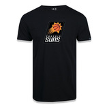 Camiseta New Era Phoenix Suns Basic Logo Nba Preto