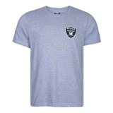 Camiseta New Era Plus Size Nfl Raiders - Cinza