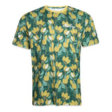 Camiseta New Era Regular Joyfull Manga Curta Verde