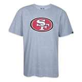 Camiseta New Era San Francisco 49ers Nfl Mescla Claro
