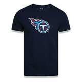 Camiseta New Era Tennessee Titans Logo Time Nfl Azul Marinho
