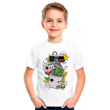 Camiseta Nintendo Jogo Game Camisa Blusa Moleton Infantil