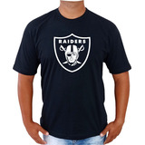 Camiseta Oakland Raiders Camisa Unissex Algodão