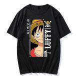 Camiseta One Piece Anime Luffy Chapéu