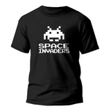 Camiseta Ou Babylook Space Invaders, Retrô