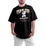 Camiseta Oversized Fearless Camisa Larga De