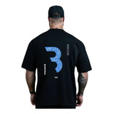 Camiseta Oversized Forte Academia Musculo Grip Mola Kg Top