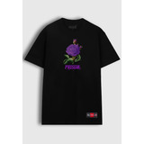 Camiseta Oversized Prison Flower Violet