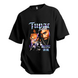Camiseta Oversized Trap Rap Hip Hop Gringa Tupac 2pac Festa