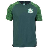 Camiseta Palmeiras Raglan Effect Squares Verde