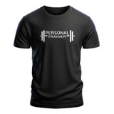 Camiseta Personal Trainer Algodão Professor Academia