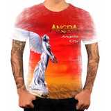 Camiseta Personaliz Rock Banda Angra Angels