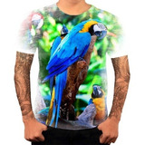 Camiseta Personalizada Ave Pássaros Loro Papagaio Arara 11